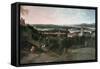View Across Greenwich Park Towards London, Painted For Louis XV in Paris-Jean Rigaud-Framed Stretched Canvas