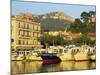 View across Harbour in the Evening, Cassis, Bouches-Du-Rhone, Cote D'Azur, Provence, France-Tomlinson Ruth-Mounted Photographic Print