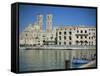 View Across Harbour to Duomo Vecchio, Molfetta, Puglia, Italy, Mediterranean-Sheila Terry-Framed Stretched Canvas