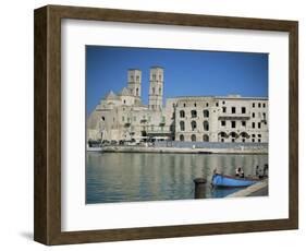 View Across Harbour to Duomo Vecchio, Molfetta, Puglia, Italy, Mediterranean-Sheila Terry-Framed Photographic Print