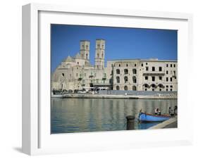 View Across Harbour to Duomo Vecchio, Molfetta, Puglia, Italy, Mediterranean-Sheila Terry-Framed Photographic Print