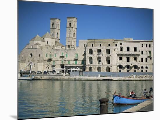 View Across Harbour to Duomo Vecchio, Molfetta, Puglia, Italy, Mediterranean-Sheila Terry-Mounted Photographic Print