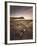 View across Kimmeridge Bay at Dusk Towards Hen Cliff and Clavell Tower, Perbeck District, Dorset-Lee Frost-Framed Photographic Print