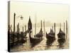 View Across Lagoon Towards San Giorgio Maggiore, from St. Mark's, Venice, Veneto, Italy-Lee Frost-Stretched Canvas