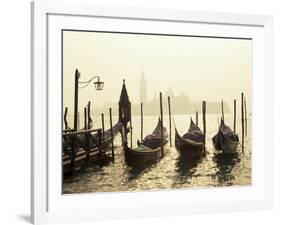 View Across Lagoon Towards San Giorgio Maggiore, from St. Mark's, Venice, Veneto, Italy-Lee Frost-Framed Photographic Print