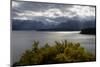 View across Lake Nahuel Huapi, Villa La Angostura, Nahuel Huapi National Park, Lake District, Argen-Stuart Black-Mounted Photographic Print