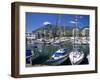 View across Marina, Marbella, Andalucia, Costa del Sol, Spain, Europe-Stuart Black-Framed Photographic Print