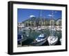 View across Marina, Marbella, Andalucia, Costa del Sol, Spain, Europe-Stuart Black-Framed Photographic Print