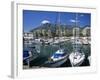 View across Marina, Marbella, Andalucia, Costa del Sol, Spain, Europe-Stuart Black-Framed Photographic Print