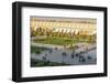 View across Naqsh-e (Imam) Square, UNESCO World Heritage Site, from Ali Qapu Palace, Isfahan, Iran,-James Strachan-Framed Photographic Print