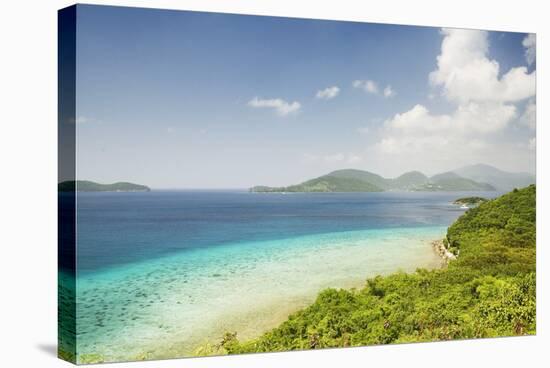 View across Narrows from St. John to the British Virgin Islands-Macduff Everton-Stretched Canvas