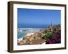 View Across Old Town Rooftops to Harbour, Menton, Alpes-Maritimes, Provence-Ruth Tomlinson-Framed Photographic Print