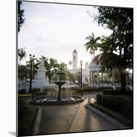 View Across Parc Central, Cienfuegos, Cuba, West Indies, Central America-Lee Frost-Mounted Photographic Print
