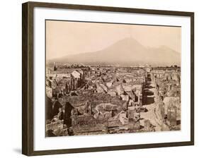 View across Pompeii-null-Framed Photographic Print