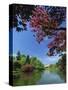 View across Pond to House, Sheffield Park Garden, East Sussex, England, United Kingdom, Europe-Tomlinson Ruth-Stretched Canvas