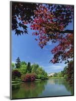 View across Pond to House, Sheffield Park Garden, East Sussex, England, United Kingdom, Europe-Tomlinson Ruth-Mounted Photographic Print