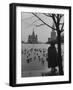 View Across Red Square of St. Basil's Cathedral and the Kremlin-Howard Sochurek-Framed Photographic Print