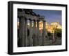 View Across Roman Forum Towards Colosseum and St. Francesca Romana, Rome, Lazio, Italy-John Miller-Framed Photographic Print