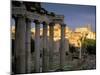 View Across Roman Forum Towards Colosseum and St. Francesca Romana, Rome, Lazio, Italy-John Miller-Mounted Photographic Print