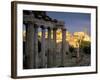 View Across Roman Forum Towards Colosseum and St. Francesca Romana, Rome, Lazio, Italy-John Miller-Framed Photographic Print