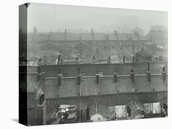 View across Roof Tops, Bethnal Green, London, 1923-null-Stretched Canvas