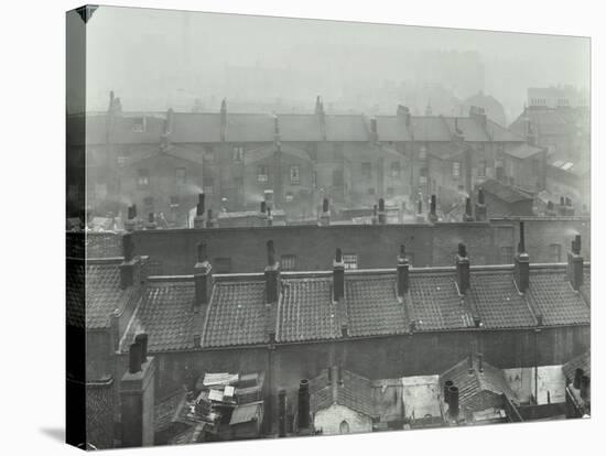 View across Roof Tops, Bethnal Green, London, 1923-null-Stretched Canvas