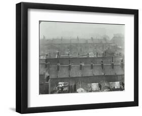 View across Roof Tops, Bethnal Green, London, 1923-null-Framed Photographic Print