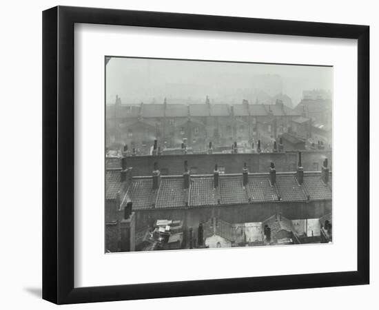 View across Roof Tops, Bethnal Green, London, 1923-null-Framed Photographic Print