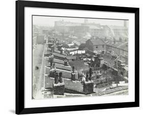 View across Roof Tops to Pinks Factory, Tabard Street, Southwark, London, 1916-null-Framed Photographic Print