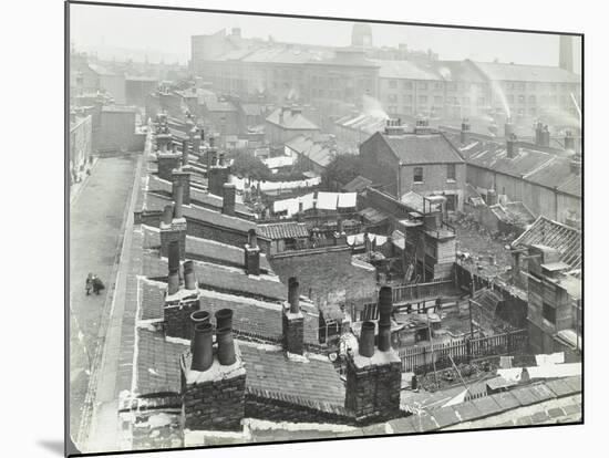 View across Roof Tops to Pinks Factory, Tabard Street, Southwark, London, 1916-null-Mounted Photographic Print