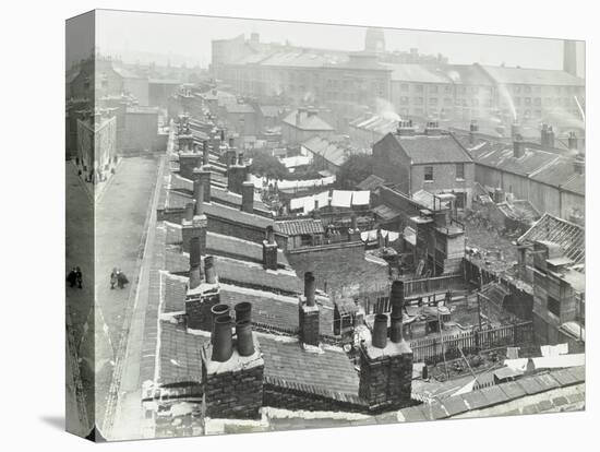 View across Roof Tops to Pinks Factory, Tabard Street, Southwark, London, 1916-null-Stretched Canvas