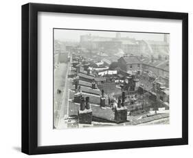 View across Roof Tops to Pinks Factory, Tabard Street, Southwark, London, 1916-null-Framed Photographic Print