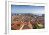 View across Rooftops from the City Wall of Dubrovnik, UNESCO World Heritage Site, Croatia, Europe-John Miller-Framed Photographic Print