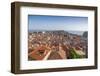 View across Rooftops from the City Wall of Dubrovnik, UNESCO World Heritage Site, Croatia, Europe-John Miller-Framed Photographic Print