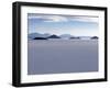 View across Salar De Uyuni, the Largest Salt Flat in World, Towards the Distant Andean Peaks-John Warburton-lee-Framed Photographic Print