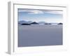 View across Salar De Uyuni, the Largest Salt Flat in World, Towards the Distant Andean Peaks-John Warburton-lee-Framed Photographic Print