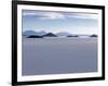 View across Salar De Uyuni, the Largest Salt Flat in World, Towards the Distant Andean Peaks-John Warburton-lee-Framed Photographic Print