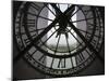 View Across Seine River from Transparent Face of Clock in the Musee d'Orsay, Paris, France-Jim Zuckerman-Mounted Premium Photographic Print