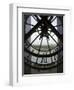 View Across Seine River Through Transparent Face of Clock in the Musee d'Orsay, Paris, France-Jim Zuckerman-Framed Photographic Print