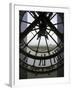 View Across Seine River Through Transparent Face of Clock in the Musee d'Orsay, Paris, France-Jim Zuckerman-Framed Photographic Print