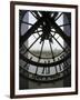 View Across Seine River Through Transparent Face of Clock in the Musee d'Orsay, Paris, France-Jim Zuckerman-Framed Photographic Print