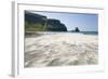 View across the Black and White Sands of Talisker Bay-Ruth Tomlinson-Framed Photographic Print