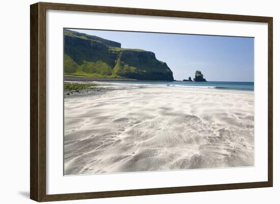 View across the Black and White Sands of Talisker Bay-Ruth Tomlinson-Framed Photographic Print