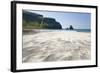 View across the Black and White Sands of Talisker Bay-Ruth Tomlinson-Framed Photographic Print