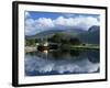 View Across the Caledonian Canal to Ben Nevis and Fort William, Corpach, Highland Region, Scotland-Lee Frost-Framed Photographic Print