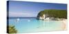 View across the Clear Turquoise Waters of Vrika Bay-Ruth Tomlinson-Stretched Canvas