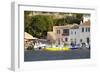 View across the Colourful Harbour, Loggos, Paxos, Paxi, Corfu, Ionian Islands, Greek Islands-Ruth Tomlinson-Framed Photographic Print