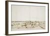 View across the Garden of the Villa Loredan (Pen and Brown Ink with Brown Wash on White Paper)-Francesco Guardi-Framed Giclee Print