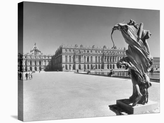 View across the Grounds of the Versailles, Where the Royalty Resides-Hans Wild-Stretched Canvas