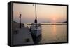 View across the Harbour at Sunrise, Frikes, Ithaca (Ithaki), Ionian Islands, Greece-Ruth Tomlinson-Framed Stretched Canvas